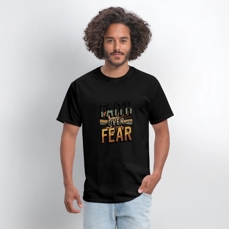 Vintage christian shirt | Faith over fear