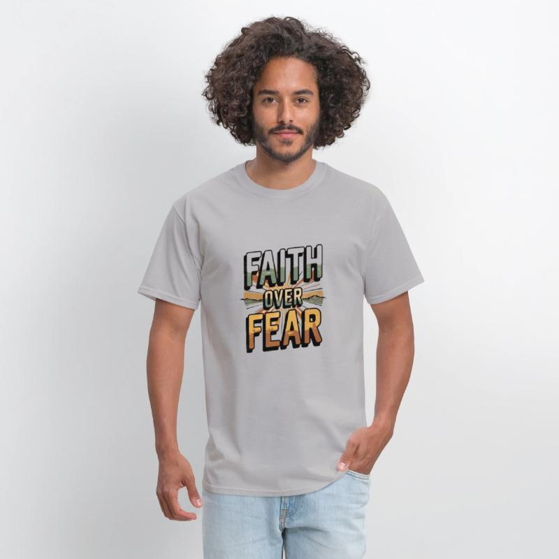 Vintage christian shirt | Faith over fear
