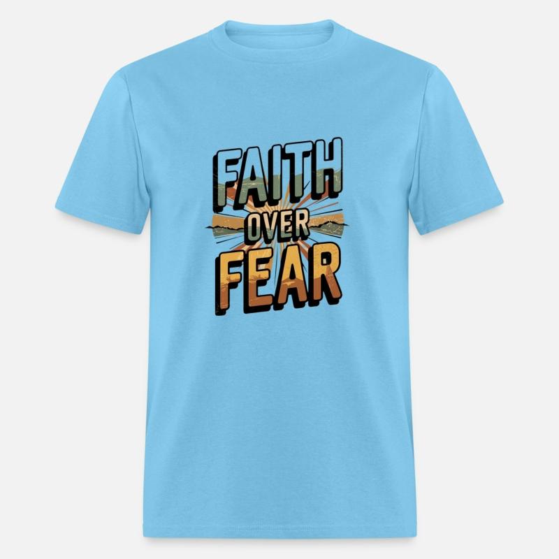 Vintage christian shirt | Faith over fear