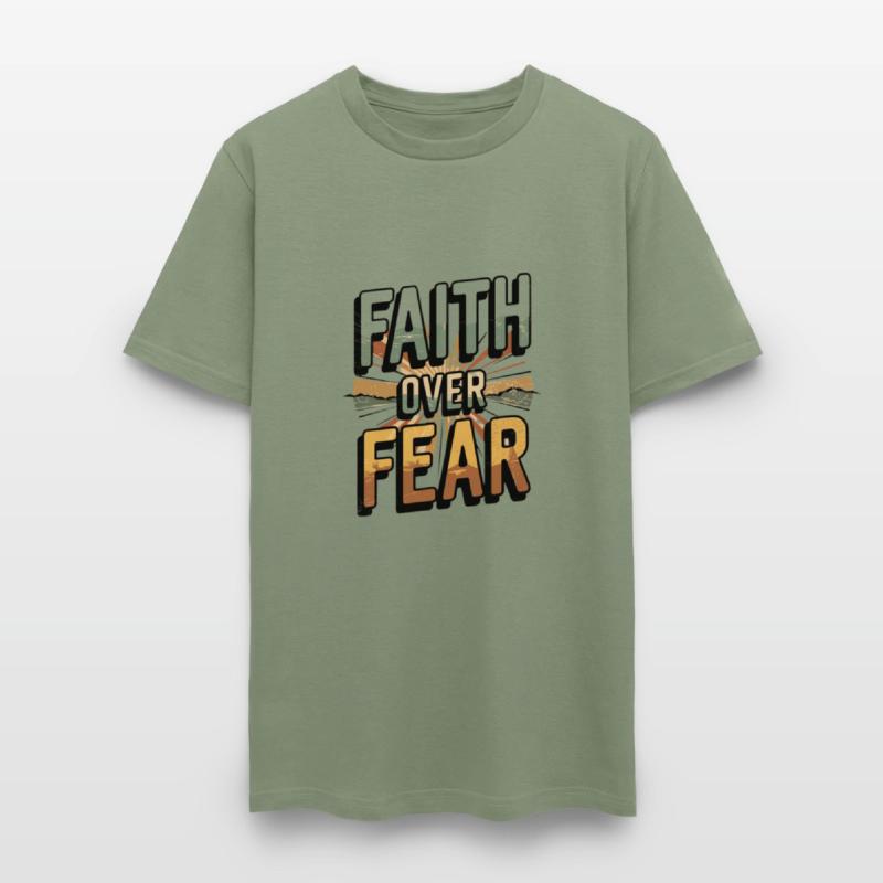 Vintage christian shirt | Faith over fear