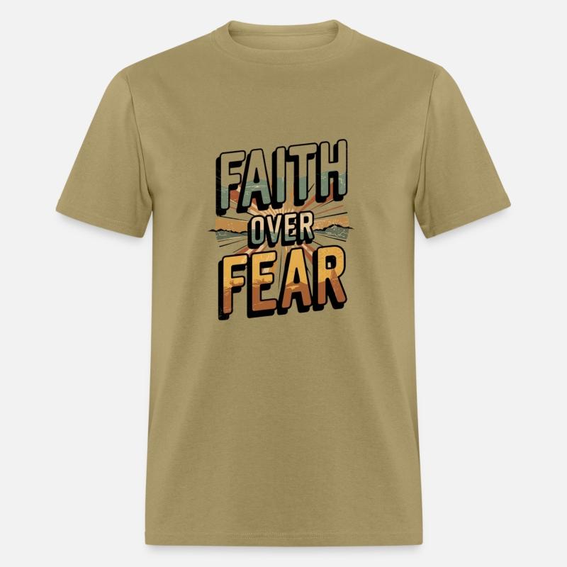 Vintage christian shirt | Faith over fear