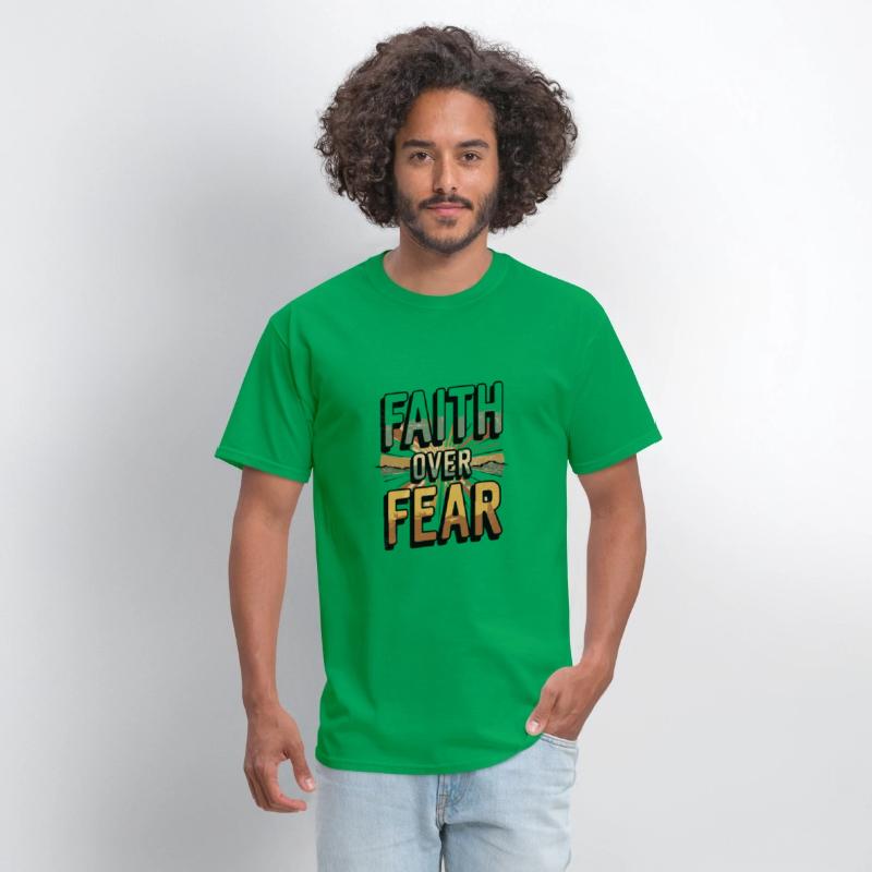Vintage christian shirt | Faith over fear