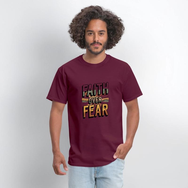Vintage christian shirt | Faith over fear