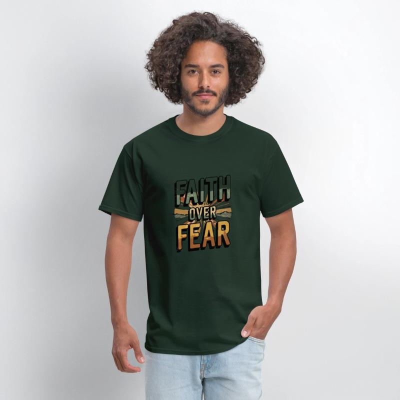 Vintage christian shirt | Faith over fear