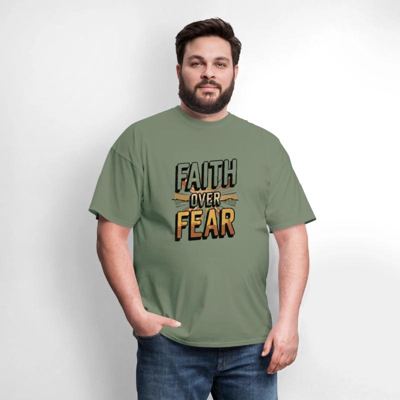 Vintage christian shirt | Faith over fear