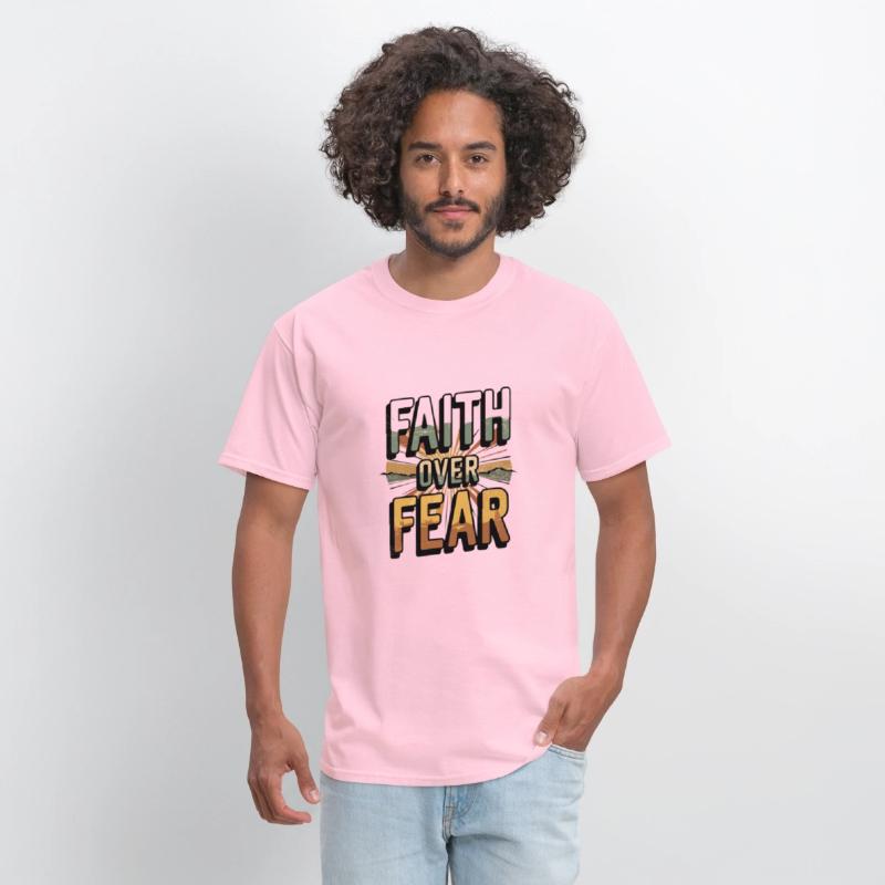 Vintage christian shirt | Faith over fear