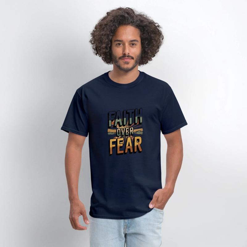 Vintage christian shirt | Faith over fear