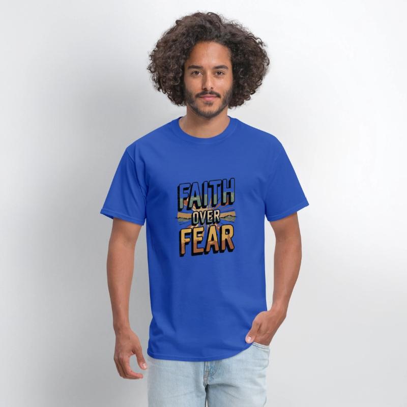 Vintage christian shirt | Faith over fear