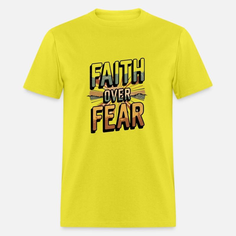 Vintage christian shirt | Faith over fear