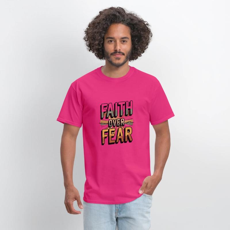 Vintage christian shirt | Faith over fear