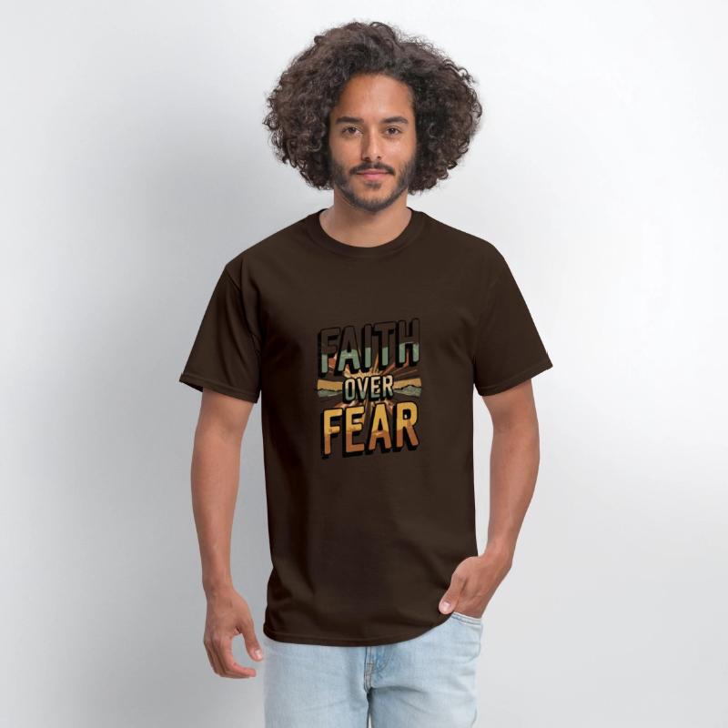 Vintage christian shirt | Faith over fear
