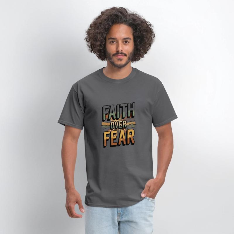 Vintage christian shirt | Faith over fear