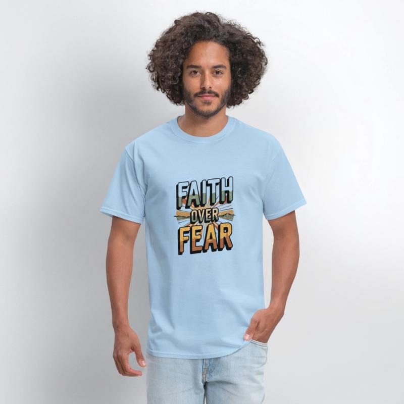 Vintage christian shirt | Faith over fear