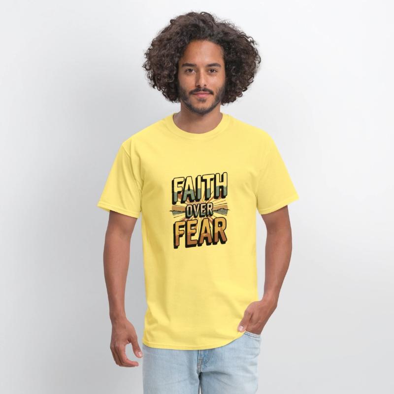 Vintage christian shirt | Faith over fear
