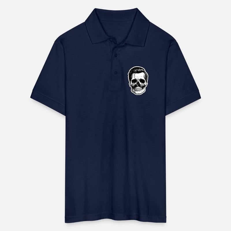Vintage Skull with Retro Mustache