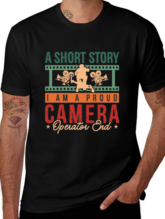Proud Camera Operator T-Shirt - Film Crew Apparel