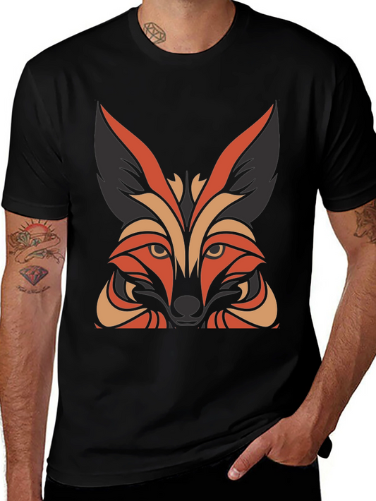 Fox Graphic Tee - Stylish Mens T-Shirt