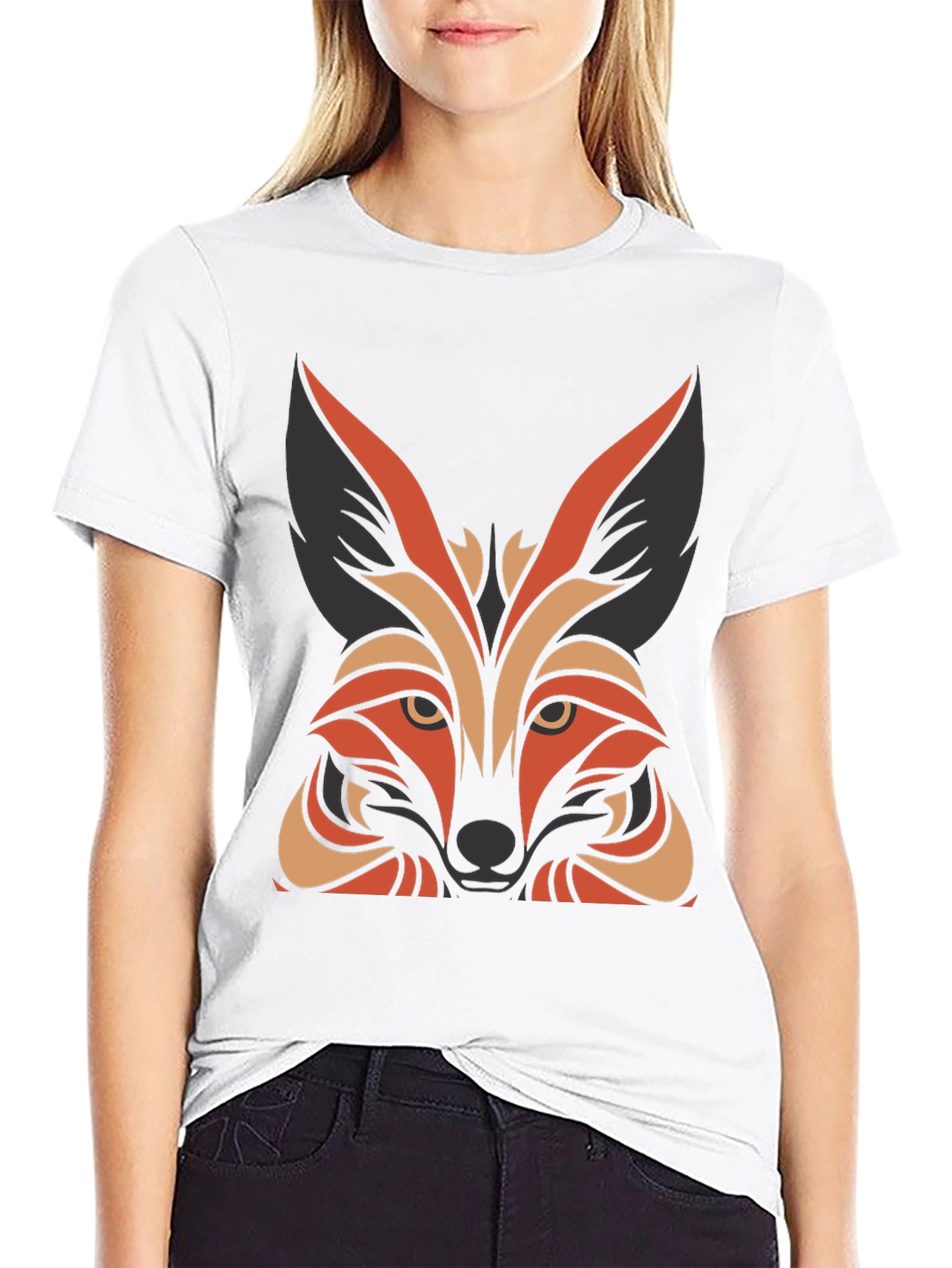 Fox Graphic Tee - Stylish Mens T-Shirt