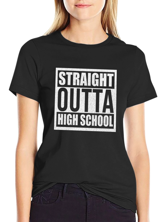 Straight Outta High School Graphic Tee