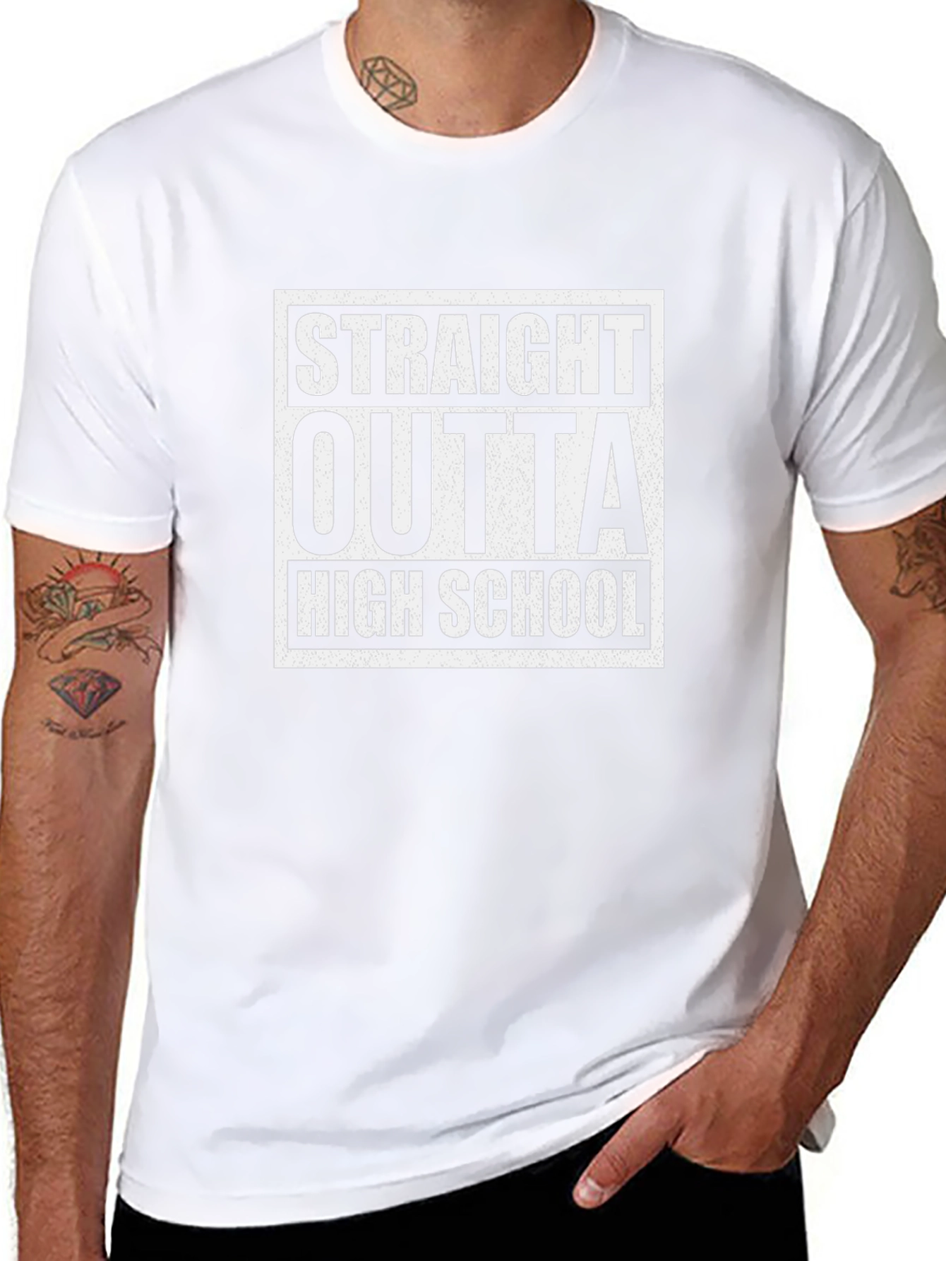 Straight Outta High School Graphic Tee