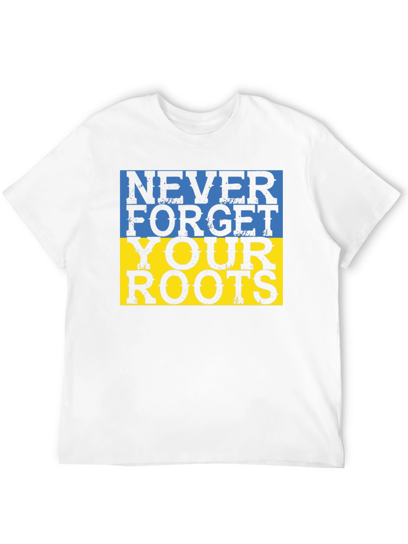 Never Forget Your Roots Ukraine Flag T-Shirt