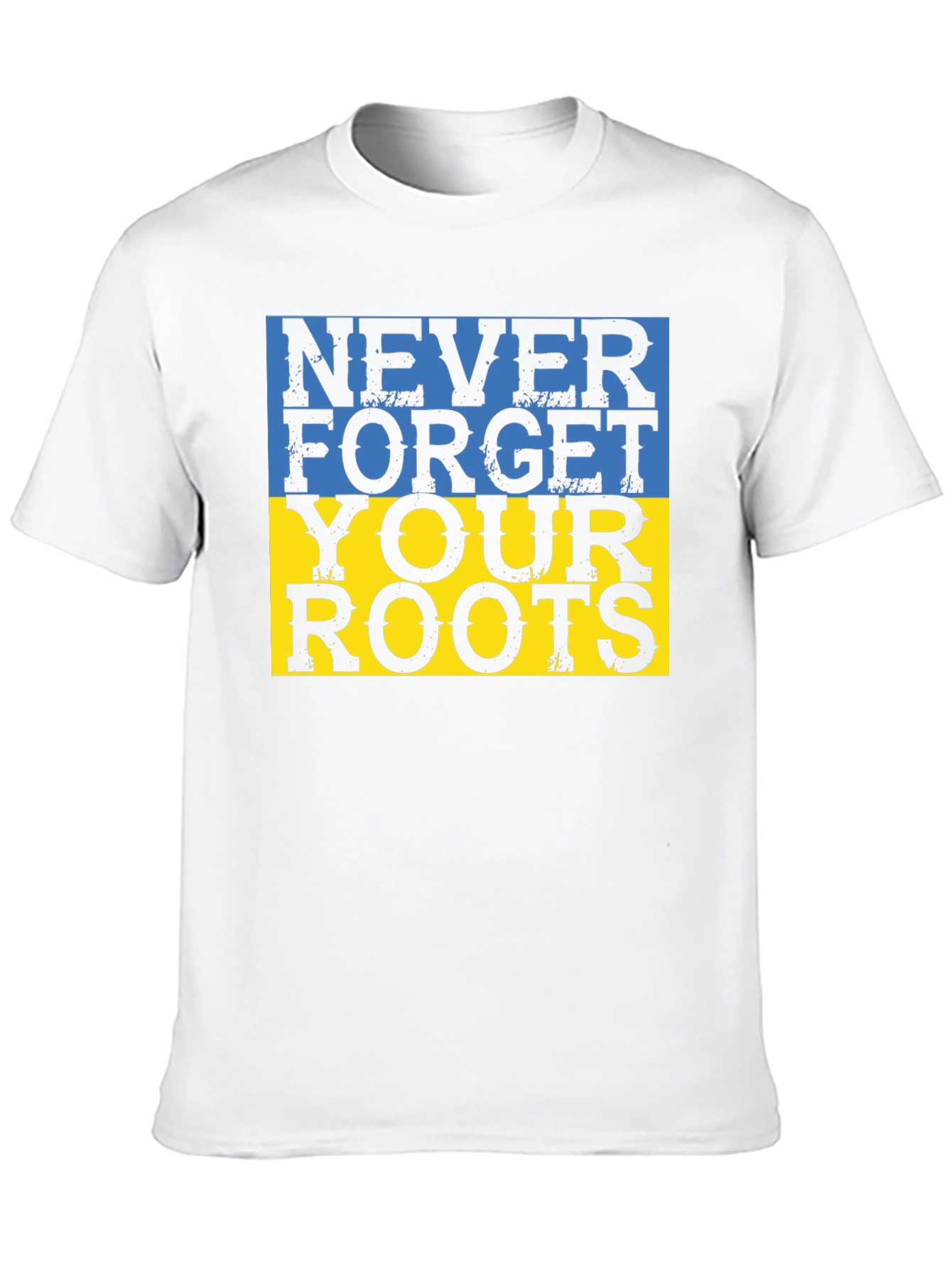 Never Forget Your Roots Ukraine Flag T-Shirt