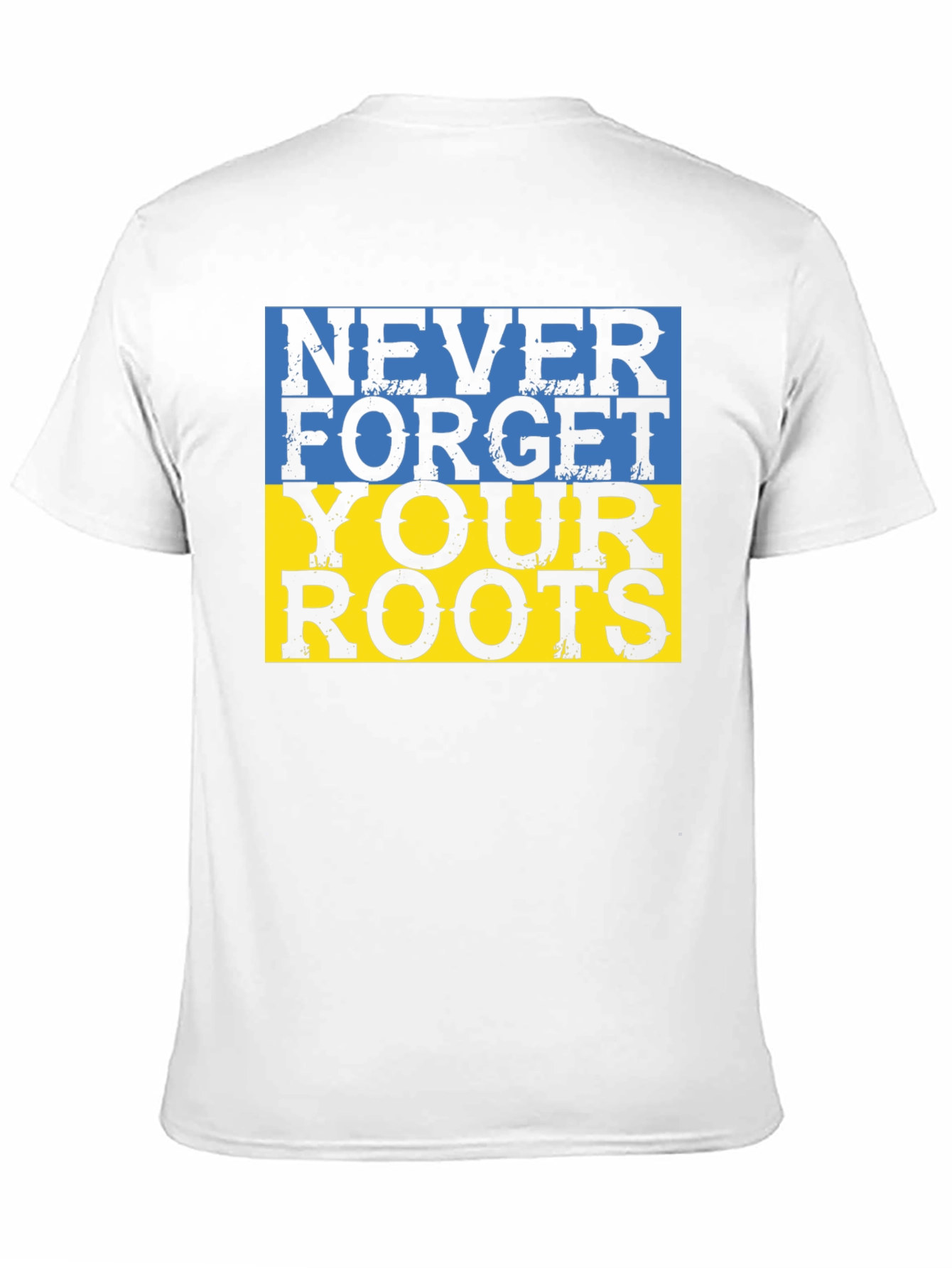 Never Forget Your Roots Ukraine Flag T-Shirt