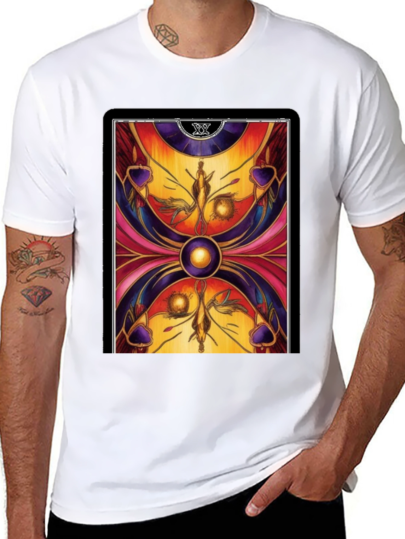 Tarot Card Graphic T-Shirt