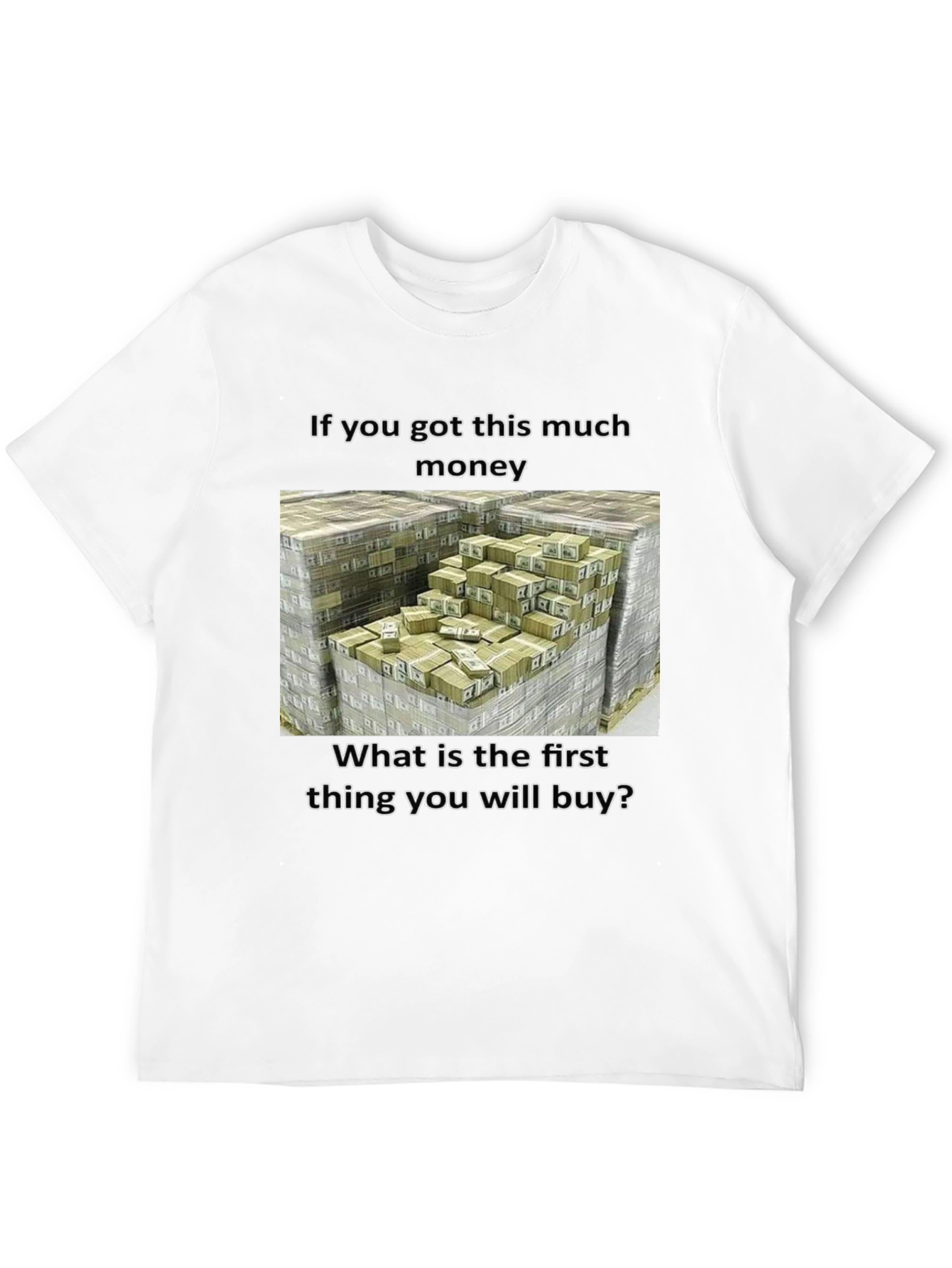 Funny Money T-Shirt - What Would You Buy?