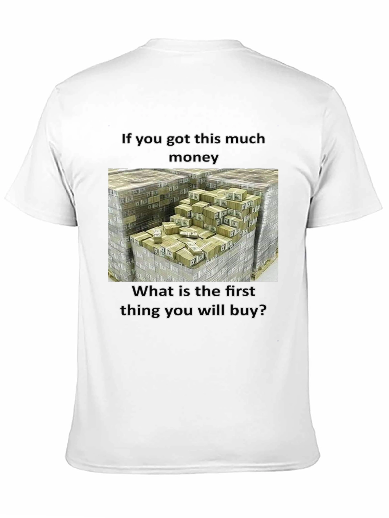 Funny Money T-Shirt - What Would You Buy?