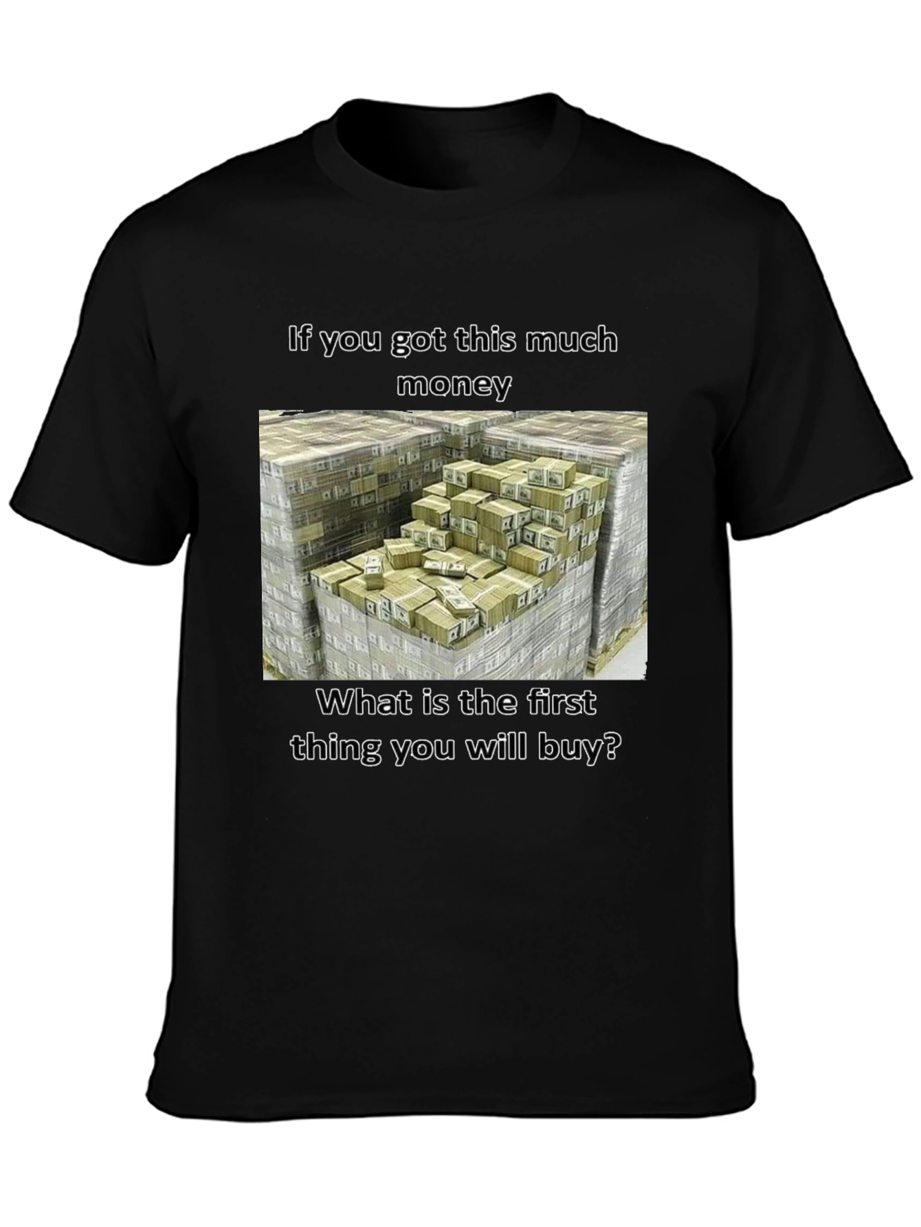 Funny Money T-Shirt - What Would You Buy?