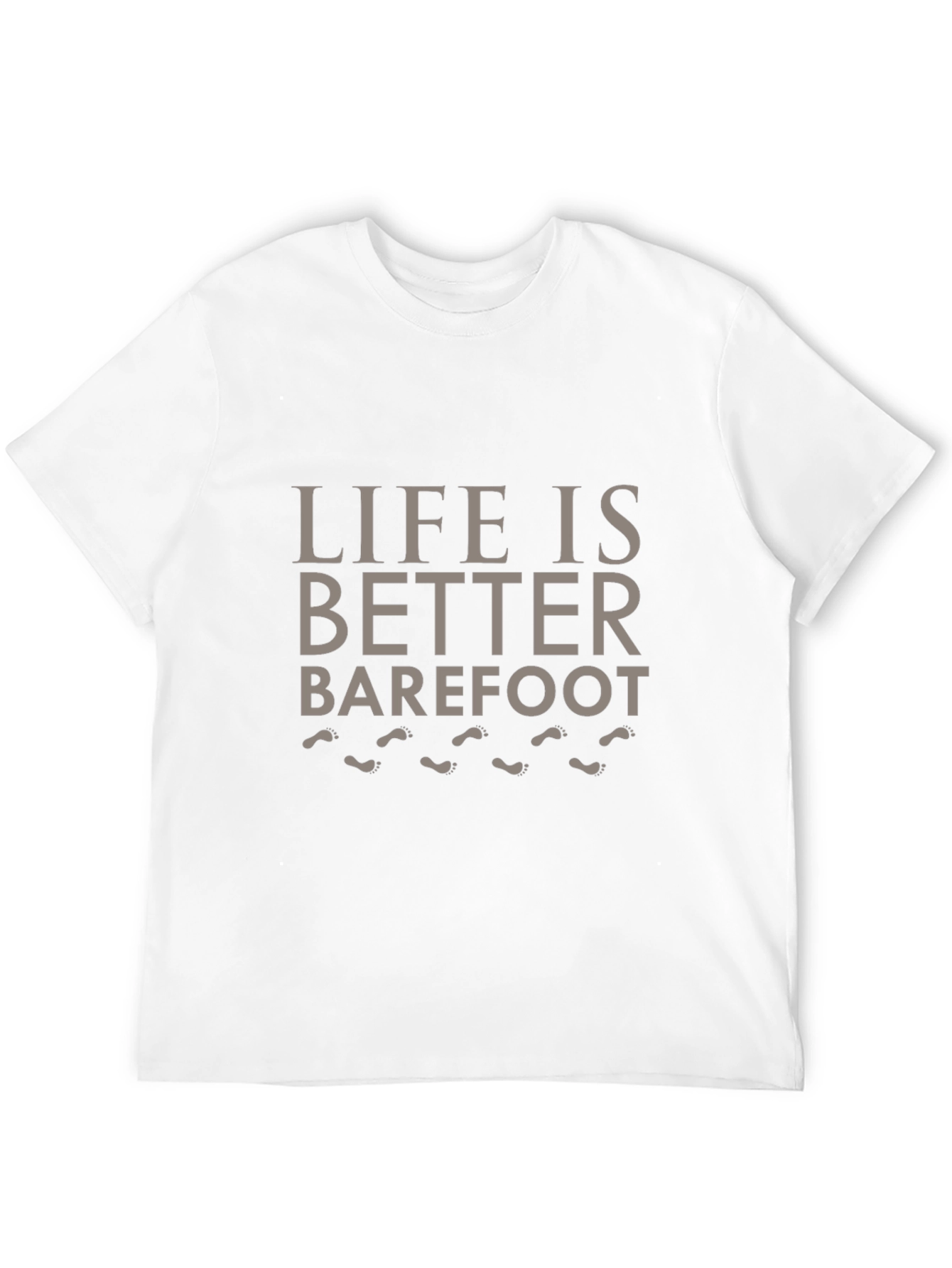 Life is Better Barefoot Graphic Tee - Black