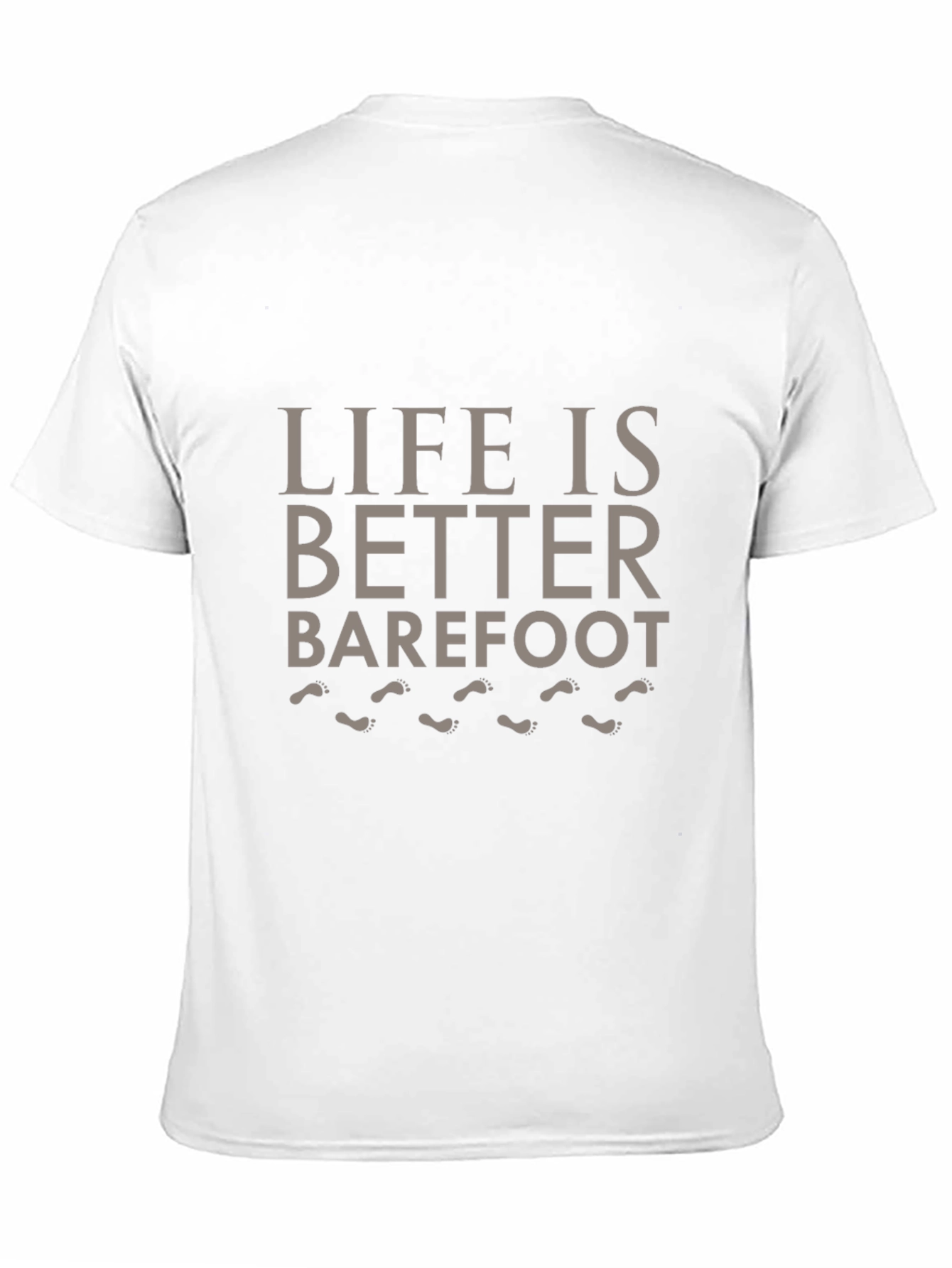 Life is Better Barefoot Graphic Tee - Black