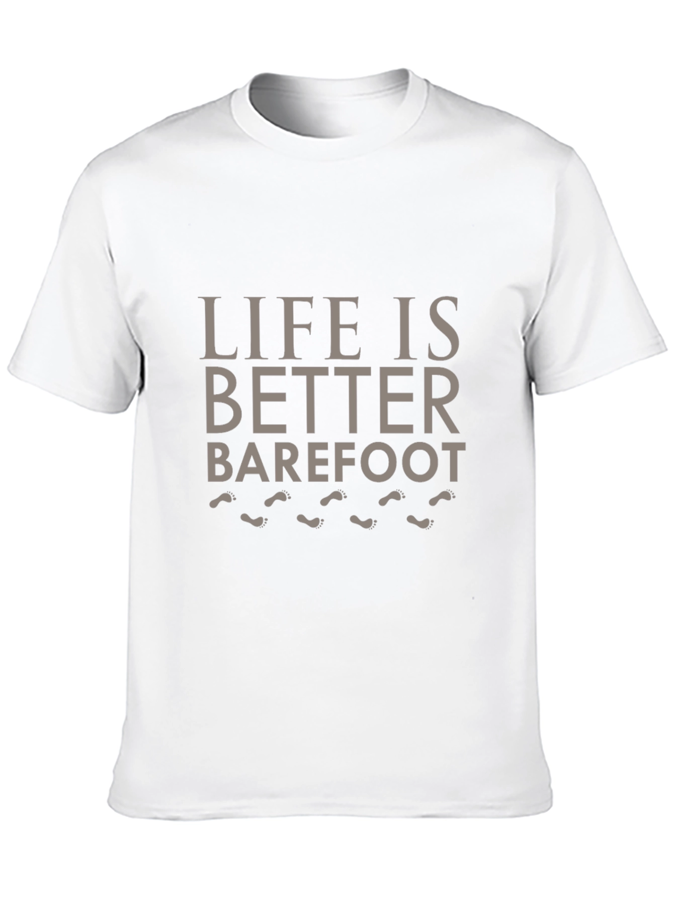 Life is Better Barefoot Graphic Tee - Black