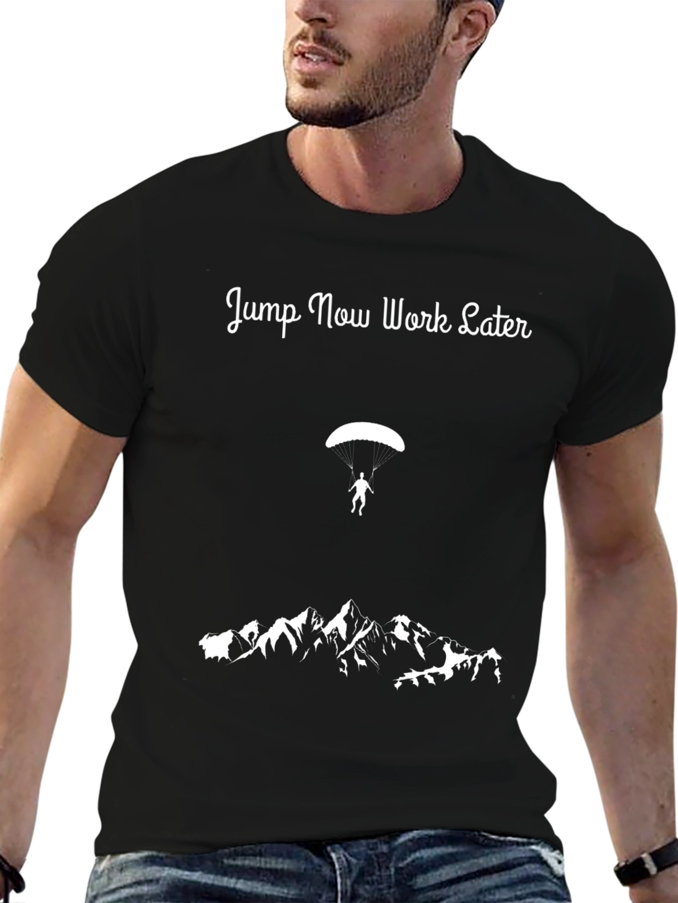 Jump Now Work Later Graphic Tee