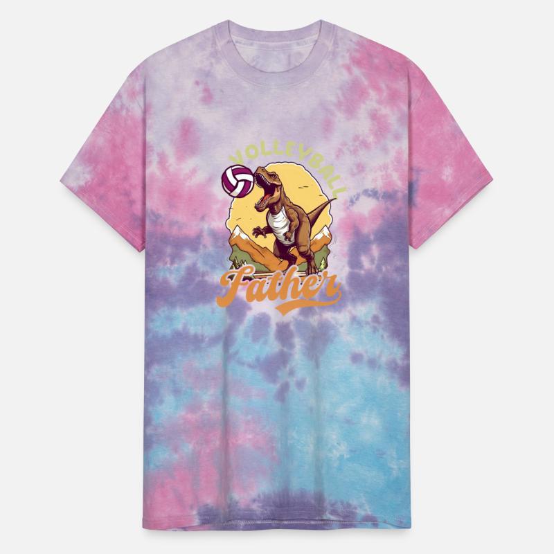 Volleyball Dad Dinosaur Volleyball Father