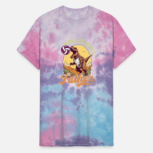 Volleyball Dad Dinosaur Volleyball Father