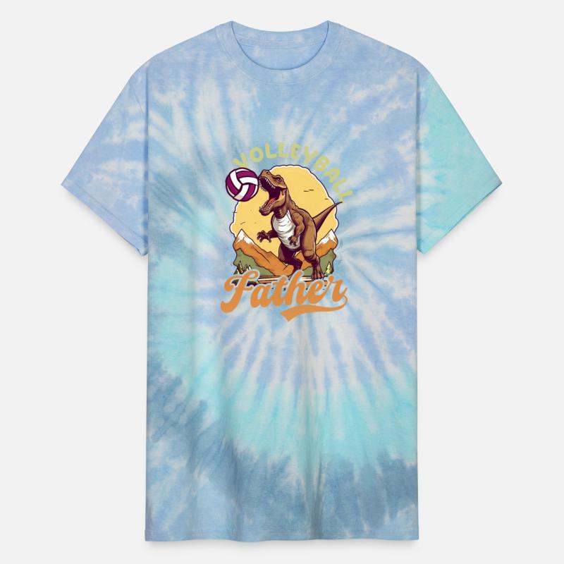 Volleyball Dad Dinosaur Volleyball Father