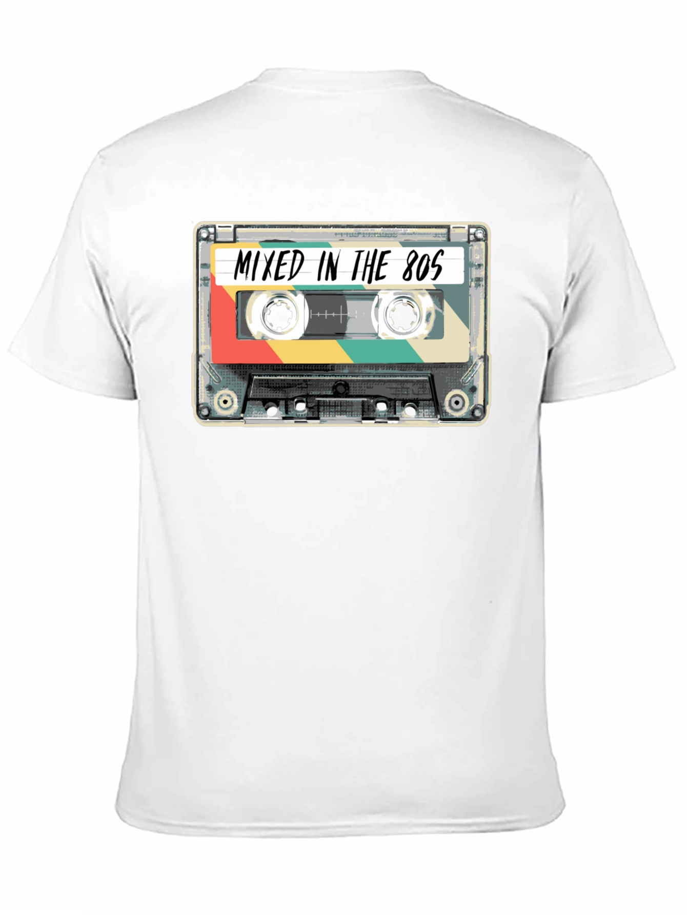 Retro Cassette Tape T-Shirt - Mixed in the 80s