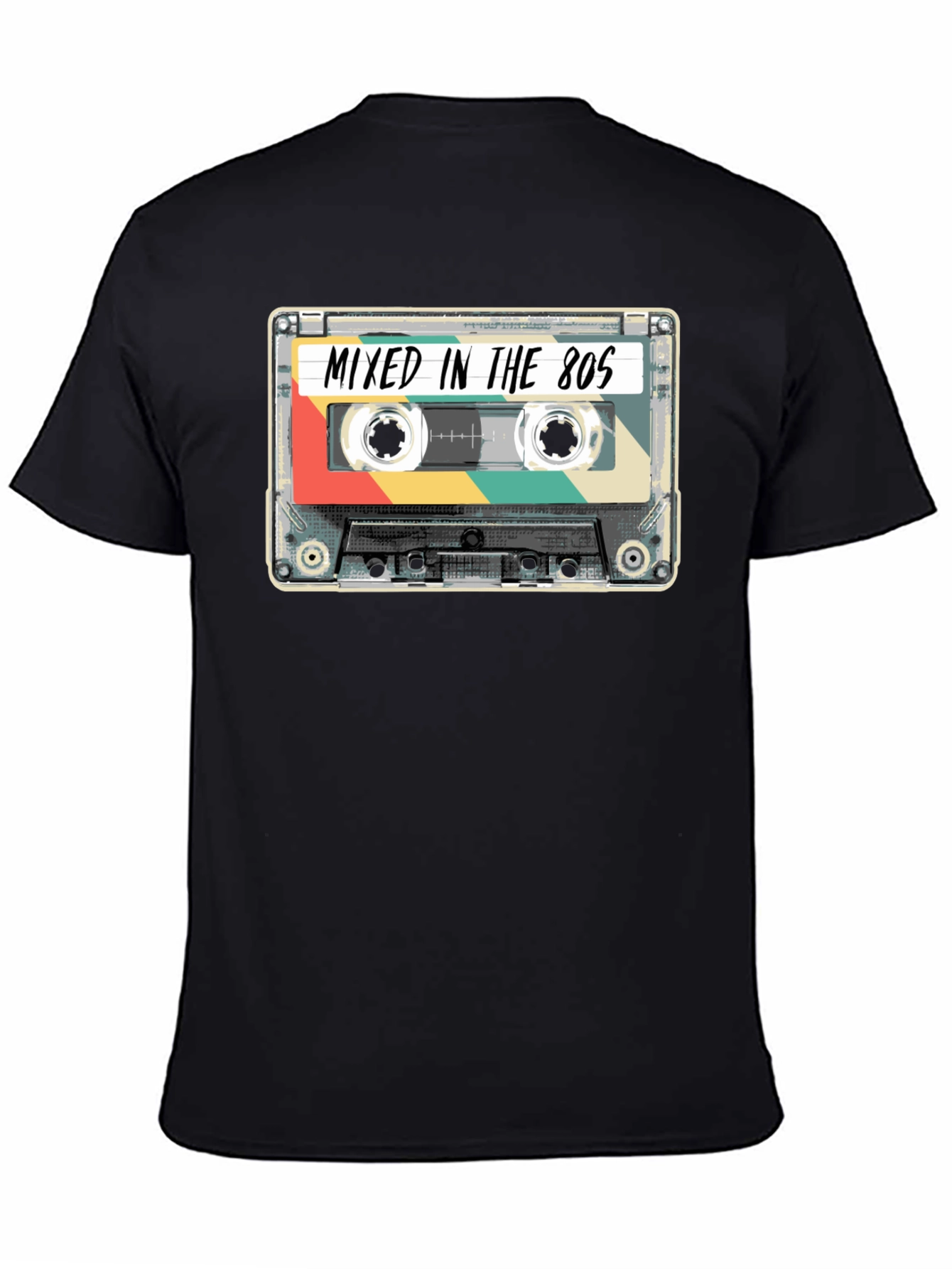 Retro Cassette Tape T-Shirt - Mixed in the 80s