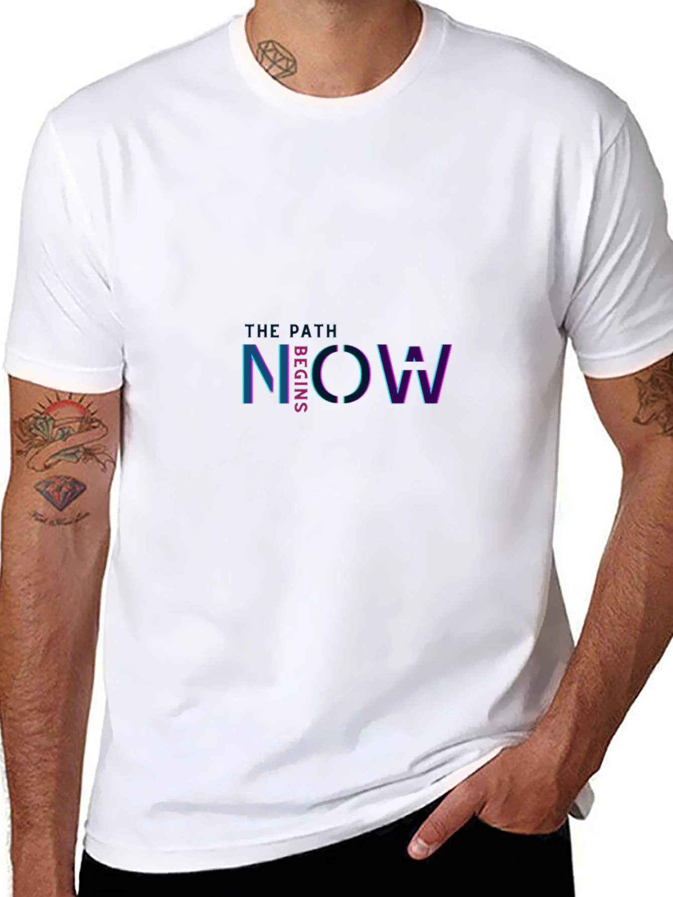 The Path Begins Now T-Shirt - Stylish Graphic Tee