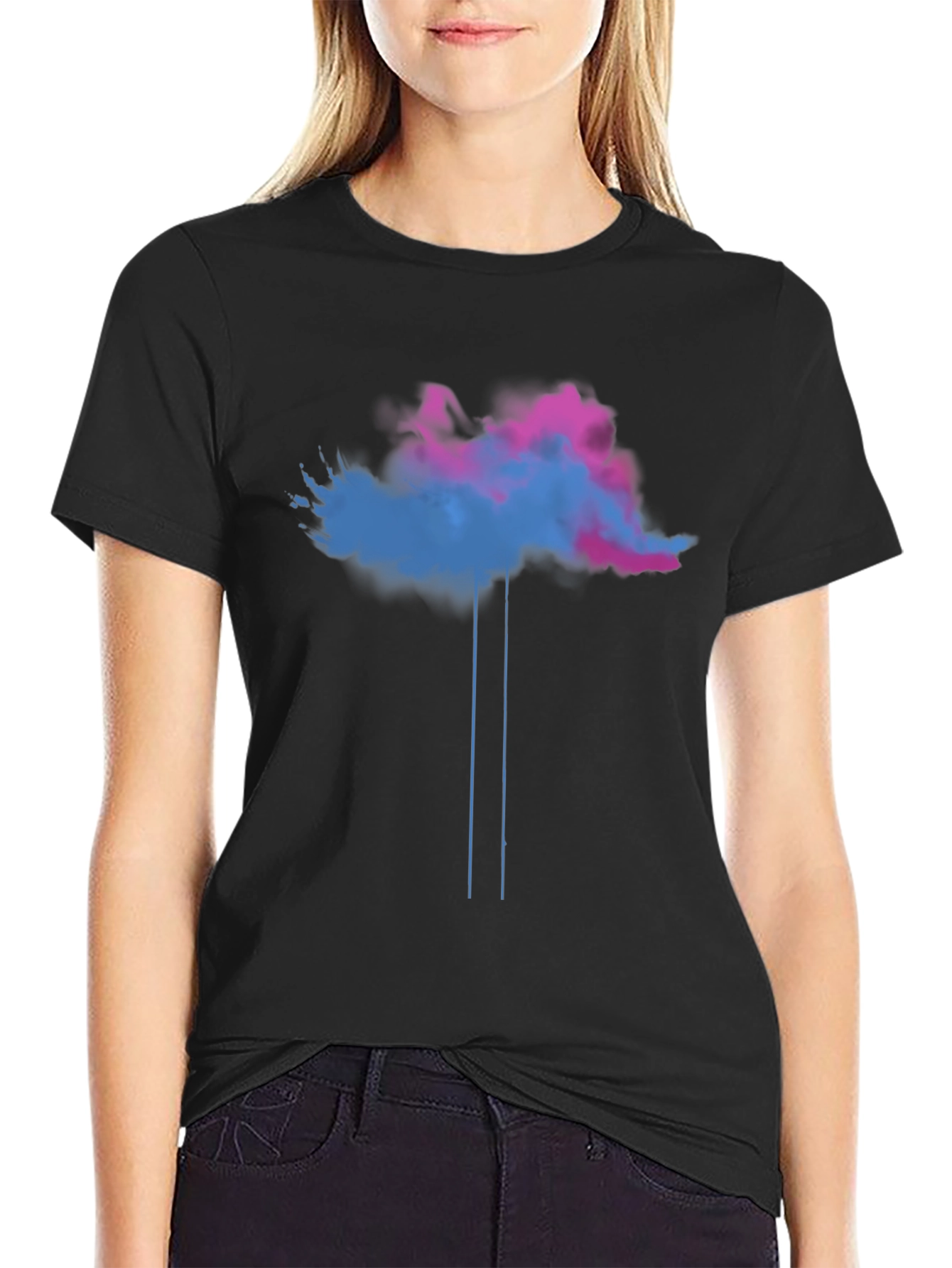 Abstract Cloud T-Shirt - Unique Graphic Tee