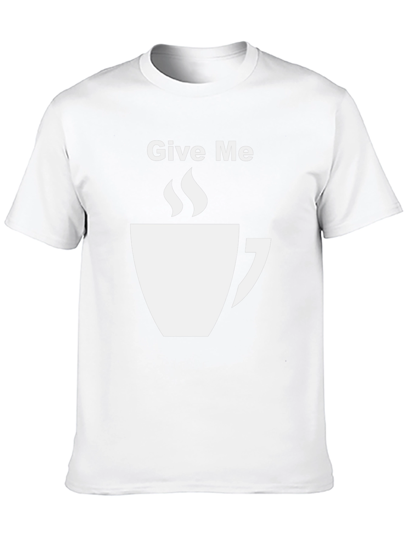 Give Me Coffee Black Graphic T-Shirt