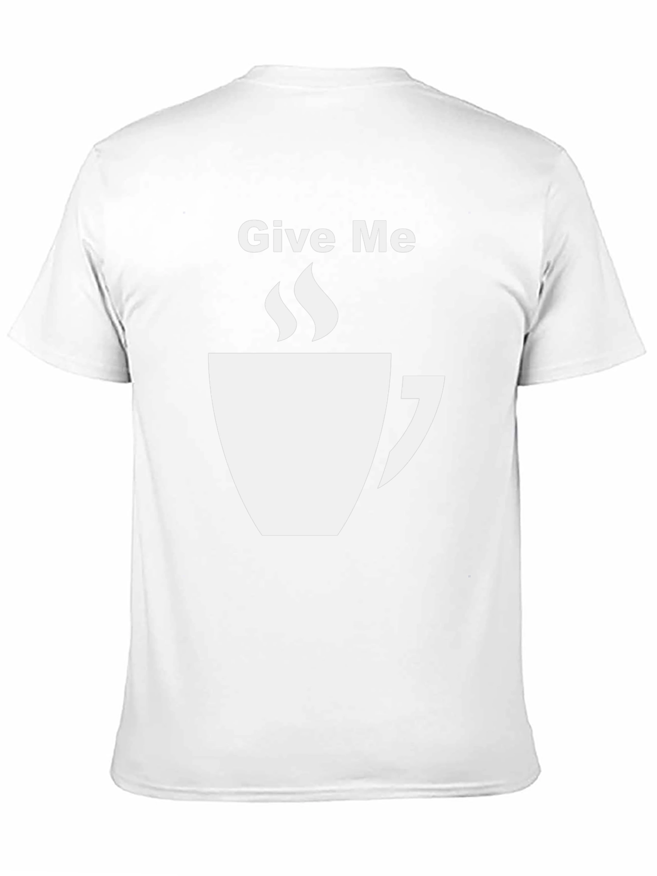 Give Me Coffee Black Graphic T-Shirt