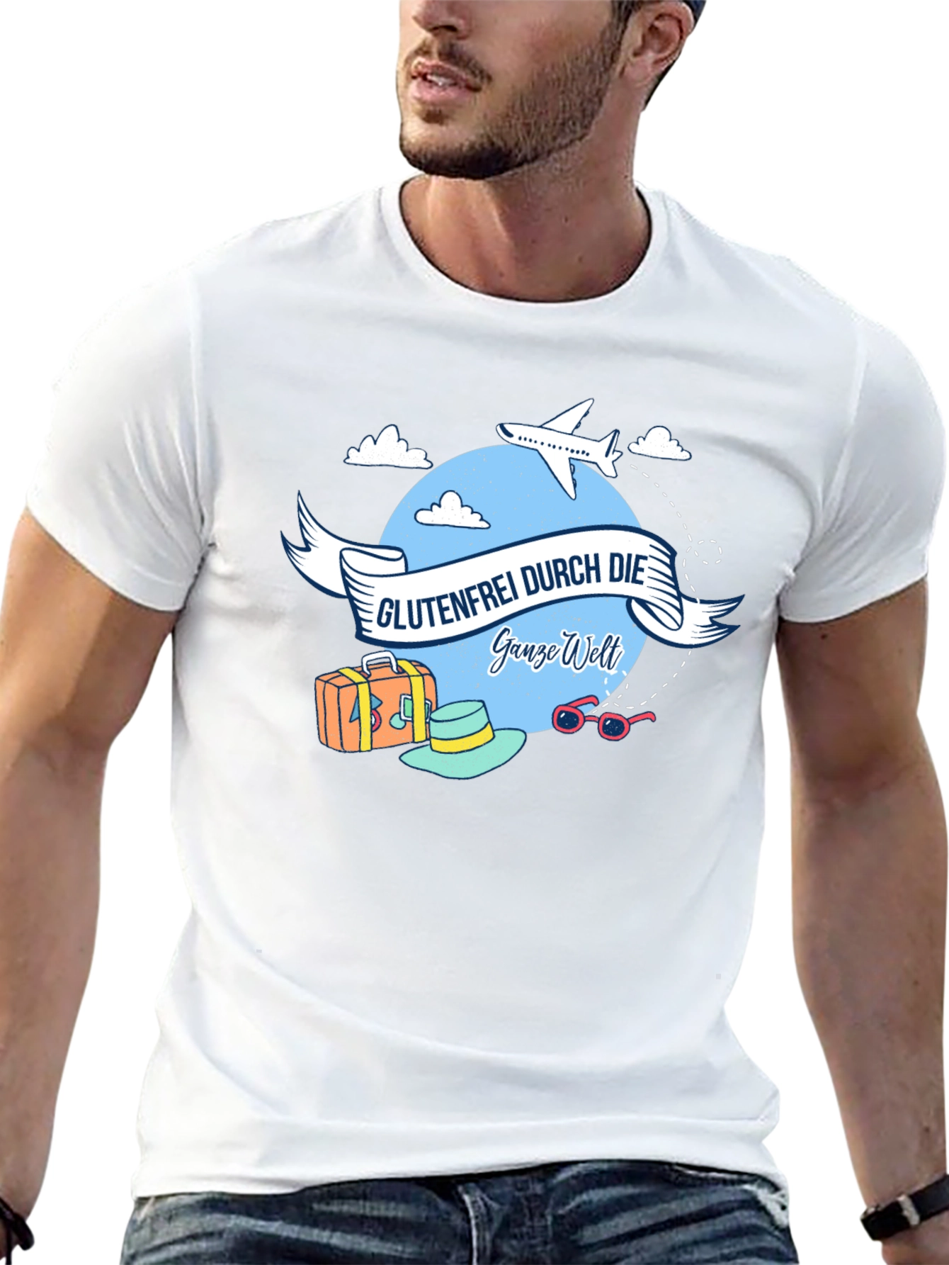 Glutenfrei Durch Die Ganze Welt T-Shirt
