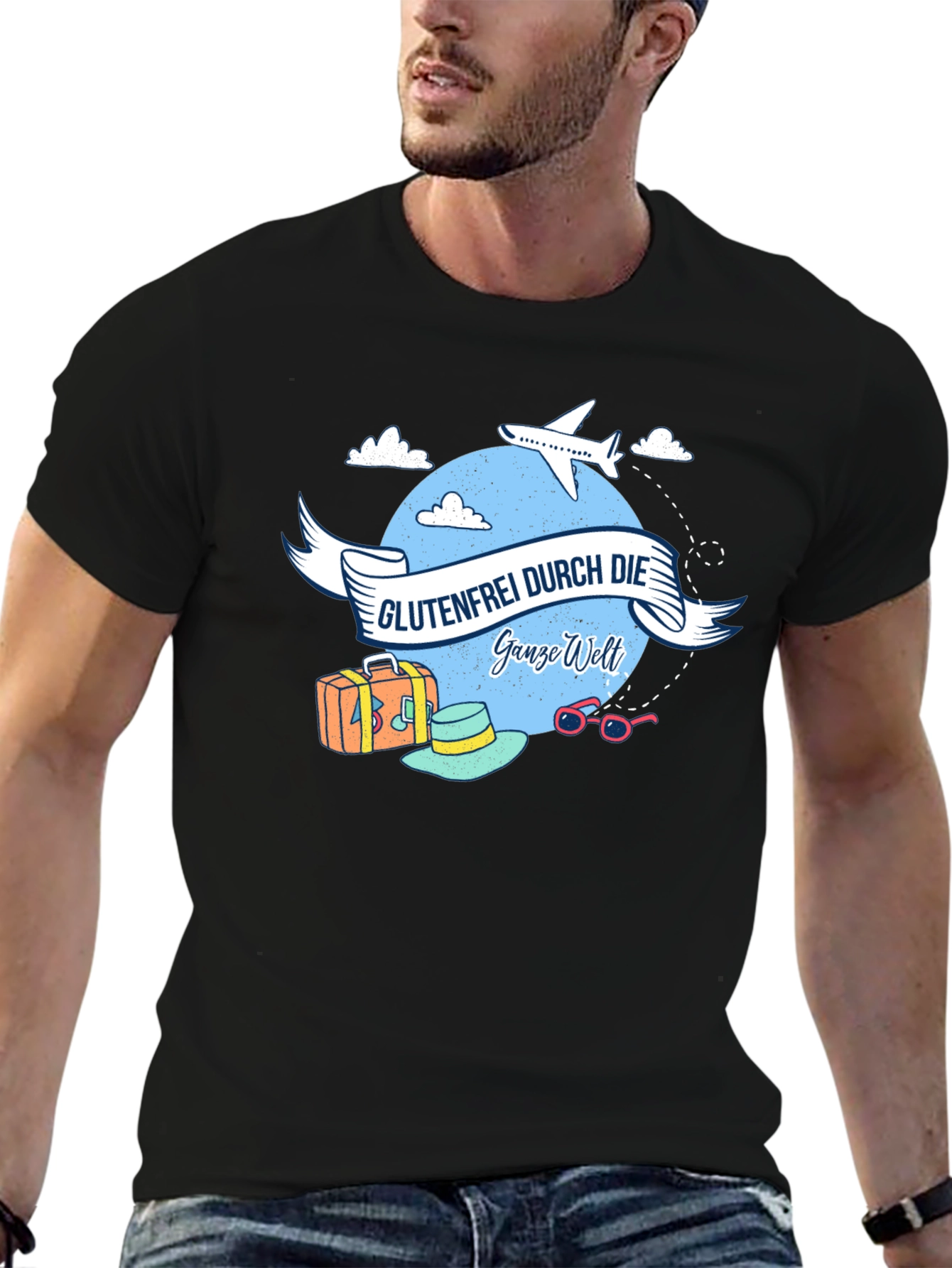 Glutenfrei Durch Die Ganze Welt T-Shirt
