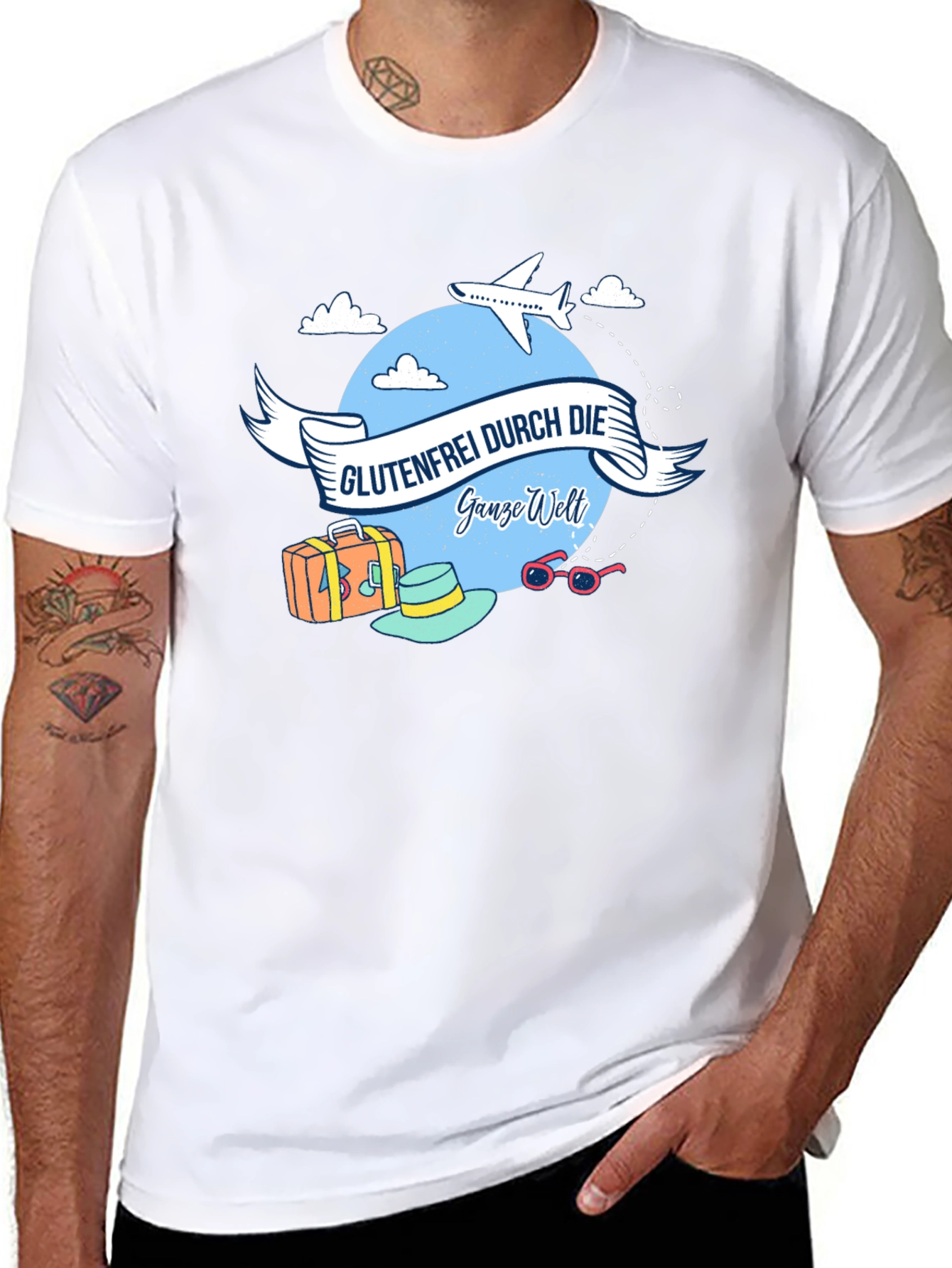 Glutenfrei Durch Die Ganze Welt T-Shirt