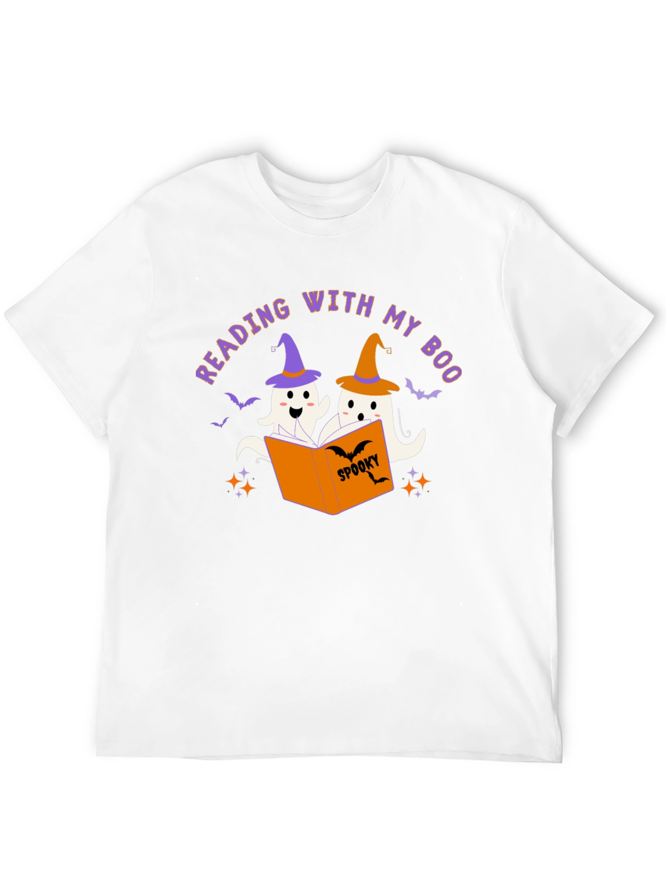 Reading With My Boo Halloween T-Shirt