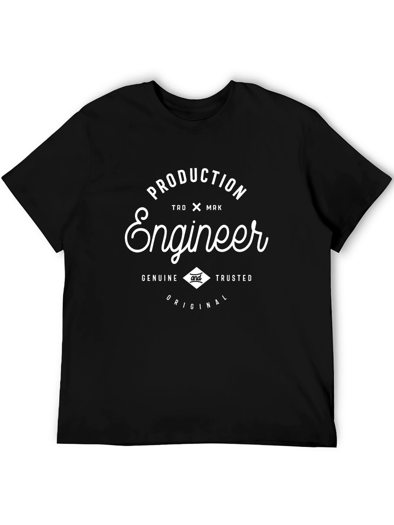 Production Engineer Black T-Shirt