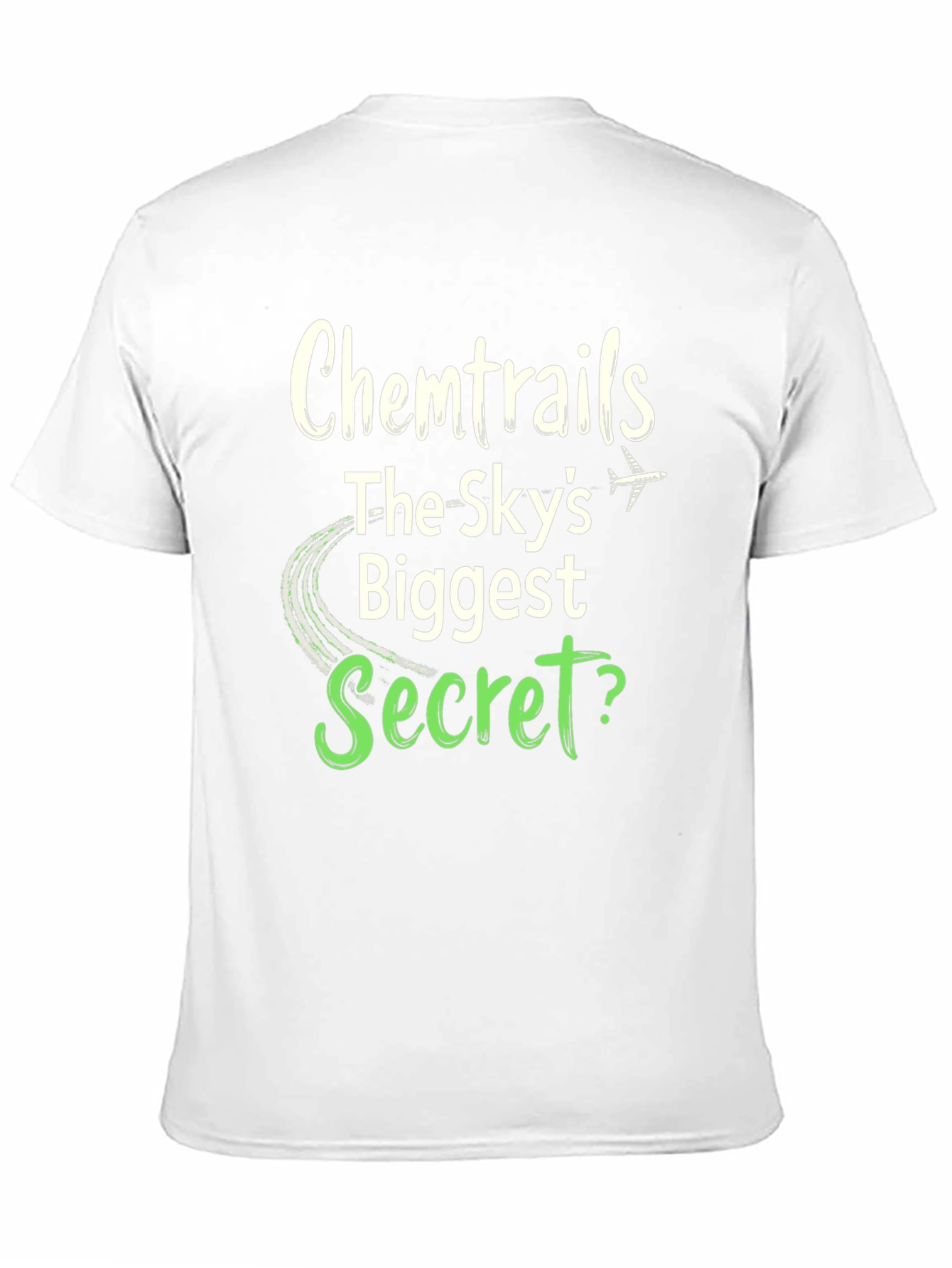 Chemtrails Conspiracy Theory Graphic T-Shirt